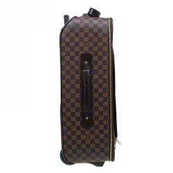 Pre Owned Louis Vuitton Damier Ebene Canvas Pegase 55 Suitcase 