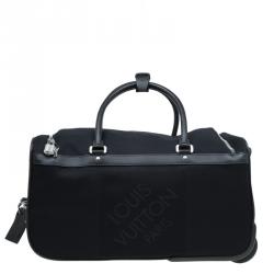 مملوكة مسبقًا حقيبة سفر لوي فيتون أيول رولينغ 50 كانفاس جاينت دامييه أسود 