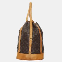 Pre Owned   Louis Vuitton Brown Monogram Randonnee GM