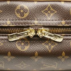 Pre Owned Louis Vuitton Brown Monogram Sirius 50