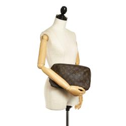 مملوكة مسبقًا Louis Vuitton Brown Monogram Trousse Toilette 28