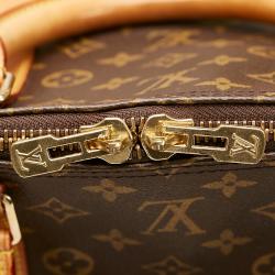 Pre Owned Louis Vuitton Brown Monogram Keepall 55