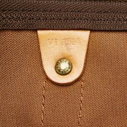 Pre Owned Louis Vuitton Brown Monogram Keepall Bandouliere 50