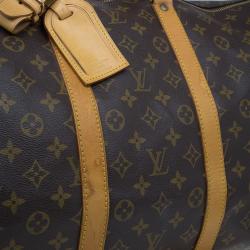 مملوكة مسبقًا Louis Vuitton Monogram Canvas Keepall Bandouliere 55