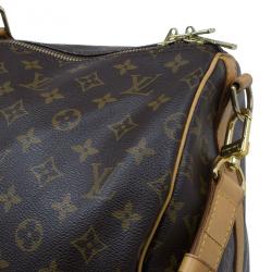 مملوكة مسبقًا Louis Vuitton Monogram Canvas Keepall Bandouliere 55