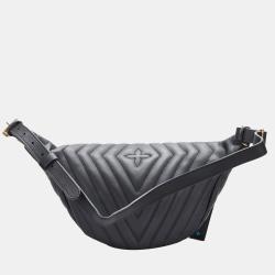 Pre Owned Louis Vuitton Black New Wave Bumbag