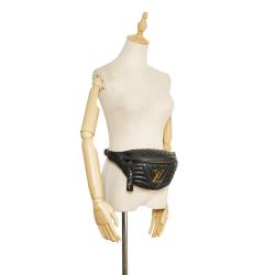 Pre Owned Louis Vuitton Black New Wave Bumbag