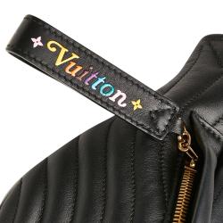Pre Owned Louis Vuitton Black New Wave Bumbag