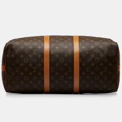 Pre Owned Louis Vuitton Monogram Keepall Bandouliere 50