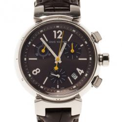 Louis Vuitton Pre-owned Louis Vuitton Tambour Quartz Brown Dial Ladies  Watch Q1312 - Pre-Owned Watches - Jomashop