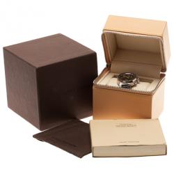 Louis Vuitton Brown Stainless Steel Tambour Women's Wristwatch 34MM