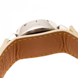 Louis Vuitton Mother of Pearl Stainless Steel Tambour Q121C Women's Wristwatch 28 mm