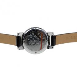 Louis Vuitton Black Stainless Steel Tambour Bijou Secret Women's Wristwatch 22MM