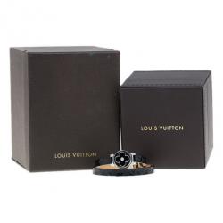 Louis Vuitton Black Stainless Steel Tambour Bijou Secret Women's Wristwatch 22MM