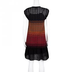 Pre Owned M Missoni Multicolor Knit Sleeveless Dress S