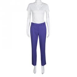 Pre Owned M Missoni Blue Tailored Trousers L