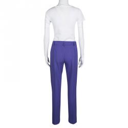 Pre Owned M Missoni Blue Tailored Trousers L
