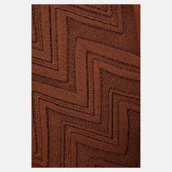 Pre Owned M Missoni Brown Lurex Knit Maxi Dress M (IT 42)