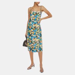 Pre Owned M Missoni Polyester Midi Dress 40