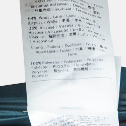 مملوكة مسبقًا M Missoni Green Patterned Knit Maxi Skirt XL