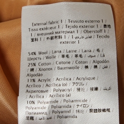 Pre Owned M Missoni Brown Patterned Wool Blend Knit Midi Dress S