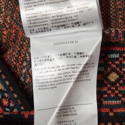 Pre Owned M Missoni Multicolor Patterned Knit Bell Sleeves Top S