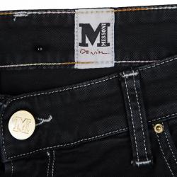 Pre Owned M Missoni Black Denim Straight Fit Jeans L
