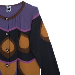 مملوكة مسبقًا M Missoni Black Multicoloured Cardigan L
