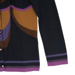 مملوكة مسبقًا M Missoni Black Multicoloured Cardigan L
