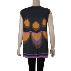 Pre Owned M Missoni Black Multicolour Top L