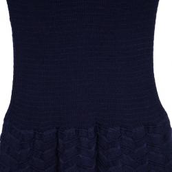 Pre Owned M Missoni Purple Knit Dress M