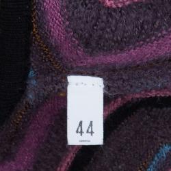 مملوكة مسبقًا M Missoni Wool Blend Zig Zag Print Dress M