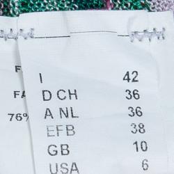 Pre Owned M Missoni Multicolor Crochet Knit Top M