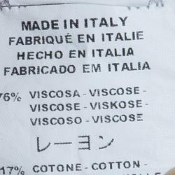 Pre Owned M Missoni Multicolor Crochet Knit Top M