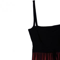 مملوكة مسبقًا M Missoni Red Ombre Ribbed Knit Maxi Dress M