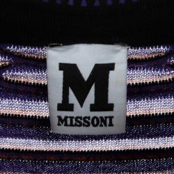 Pre Owned M Misoni Multicolor Knit Sleeveless Maxi Dress S