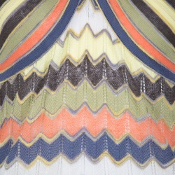 Pre Owned توب إم ميزوني تريكو متعدد الألوان برقبة حمالات S