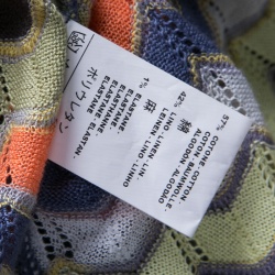 Pre Owned توب إم ميزوني تريكو متعدد الألوان برقبة حمالات S