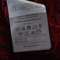 Pre Owned كارديغان أم ميزوني تريكو شانكي قصير متعدد الألوان M