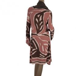 مملوكة مسبقًا M Missoni Cowl Neck Stretch Dress L