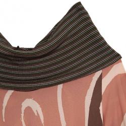 مملوكة مسبقًا M Missoni Cowl Neck Stretch Dress L