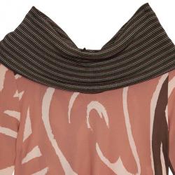 مملوكة مسبقًا M Missoni Cowl Neck Stretch Dress L