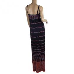 Pre Owned M Missoni Ombre Effect Maxi Dress S