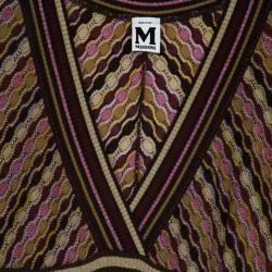 Pre Owned M Missoni Ribbed Waist Casual Dress M
