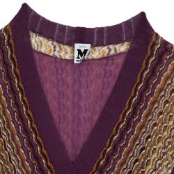 Pre Owned M Missoni Faux Wrap Dress S