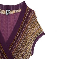 Pre Owned M Missoni Faux Wrap Dress S