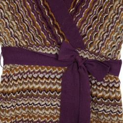 Pre Owned M Missoni Faux Wrap Dress S