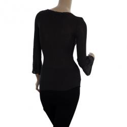 مملوكة مسبقًا M Missoni Bell Sleeve Knit Top S