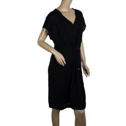 Pre Owned M Missoni Black Checkered Kaftan Dress XXL