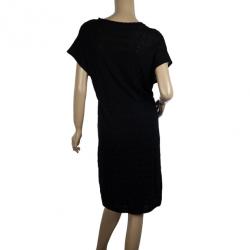 Pre Owned M Missoni Black Checkered Kaftan Dress XXL